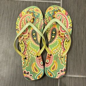 Vera Bradley flip flops